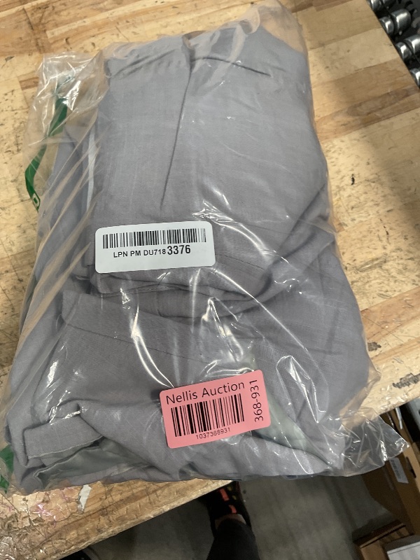 Photo 1 of Linen Suits for Men 3-Piece Casual Summer Beach Wedding Suits Retro Slim Fit Tuxedo Groom Tux Blazer Vest & Pants Gray-XL