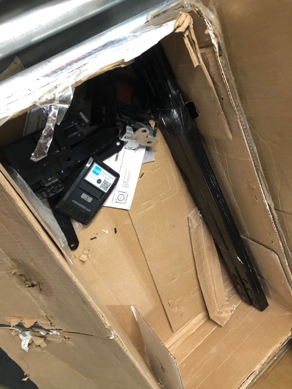Photo 1 of ***USED - INCOMPLETE - MISSING NUMEROUS PARTS - SEE PICTURES***
CHAMBERLAIN B2401 Smart Quiet Belt Drive Garage Door Opener, Gray