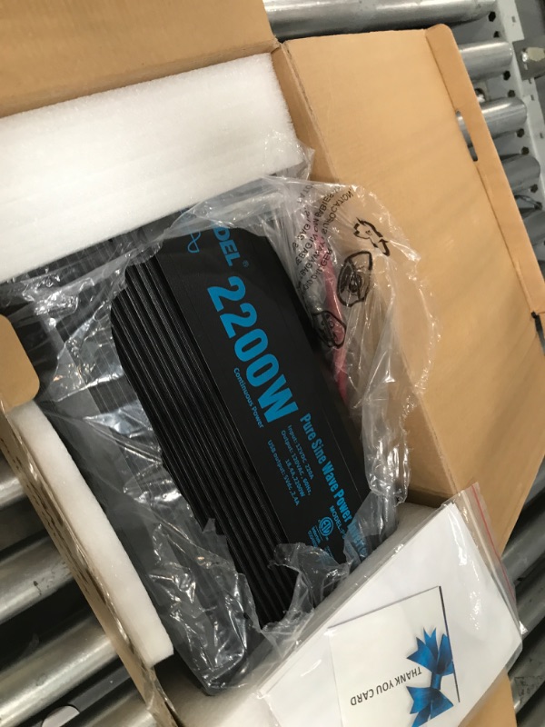 Photo 1 of GIANDEL Pure Sine Wave Power Inverter 2200Watt ETL UL458 Listed DC 12V to 120 Vac with 20 Amps Hardwire Blocks & 15FT Wired Remote for RVs Truck Boat Off Grid Solar Emergency?3 YRS Warranty?
