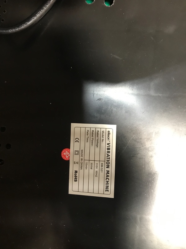 Photo 1 of EILISON FITPRO Vibration Plate Exercise Machine - Whole Body Vibrating Platform w/Loop Bands -120 Adjustable Speeds 350Lbs, Lymphatic Drainage Machine for Weight Loss, Shaping, Recovery (Fitpro Brown)