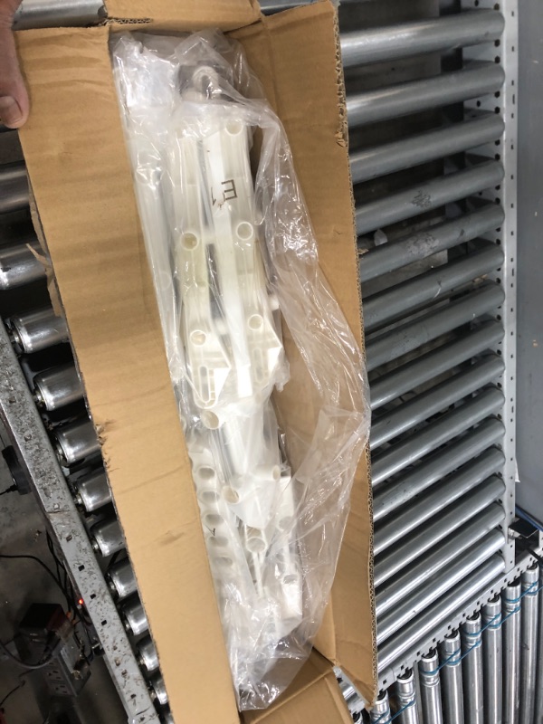 Photo 1 of HOMIDEC Clothes Drying Rack, Large 4-Tier Foldable Drying Rack Clothing(67.7H x 19.7W x 30L Inches), Movable Drying Rack with 4 castors. Multifunctional Stainless Steel Laundry Drying Rack, White