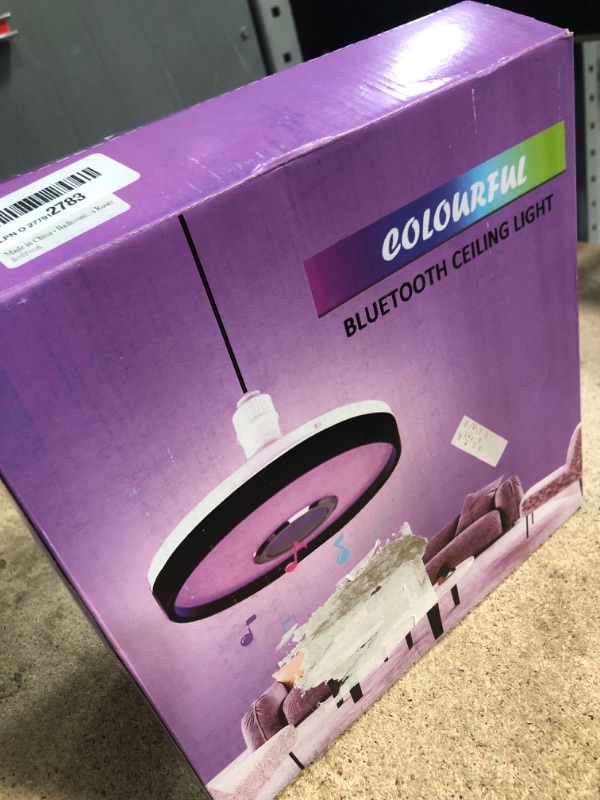 Photo 1 of NCBNCB Waterproof Smart LED Shower Ceiling Light Fixture with Bluetooh Speaker,18W 11Inch,3000-6500K Dinmmable RGB Color Changing Music Lamp with App+2.4G Remote Control for Bathroom,Bedroom,Kid Room