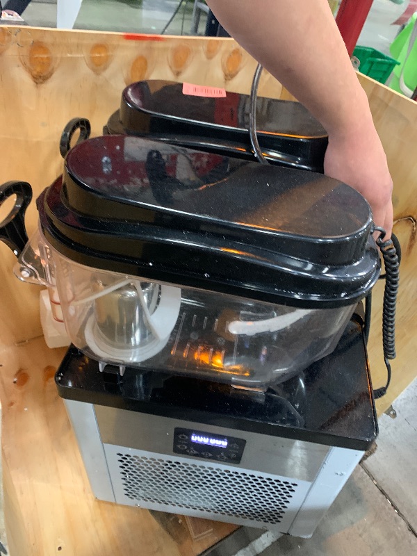 Photo 1 of ***MISSING PARTS***NONREFUNDABLE***VEVOR Commercial Slushy Machine, 6 L x 2 Tanks 50 Cups Margarita Machine, 700W 110V Stainless Steel Smoothie Frozen Drink Maker, Perfect for Supermarkets Cafes Restaurants Bars and Home Use, Silver