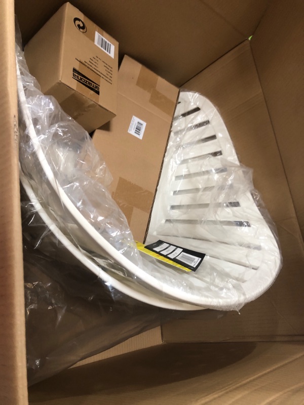 Photo 1 of 2 Pack of White Outdoor Chairs