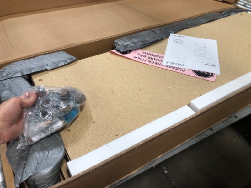 Photo 1 of Prepac Astrid Tall Brown Dresser: 16.5"D x 19.75"W x 50"H, 6-Drawer Chest for Bedroom by Prepac - Perfect Chest of Drawers for Ample Storage