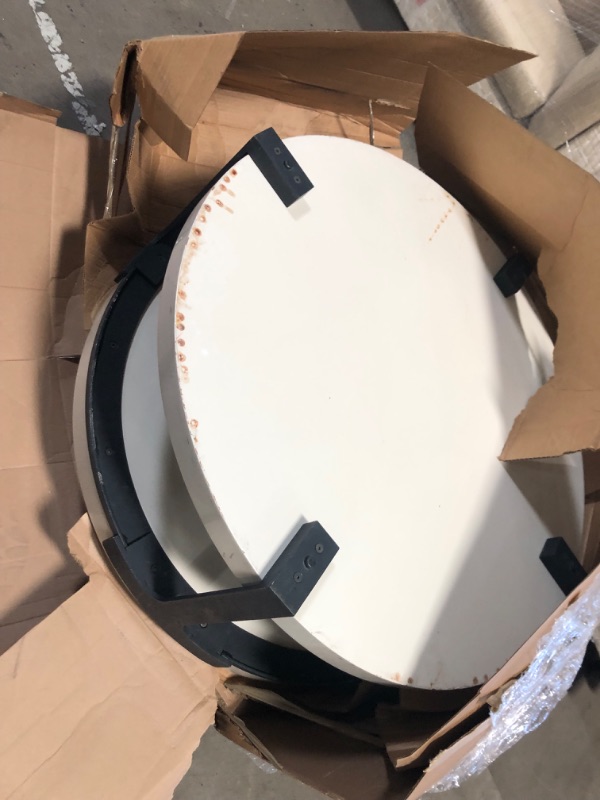 Photo 1 of Used, minor cosmetic damage
Luxury Designer White Metal Coffee Table (Ascaya Clubhouse)