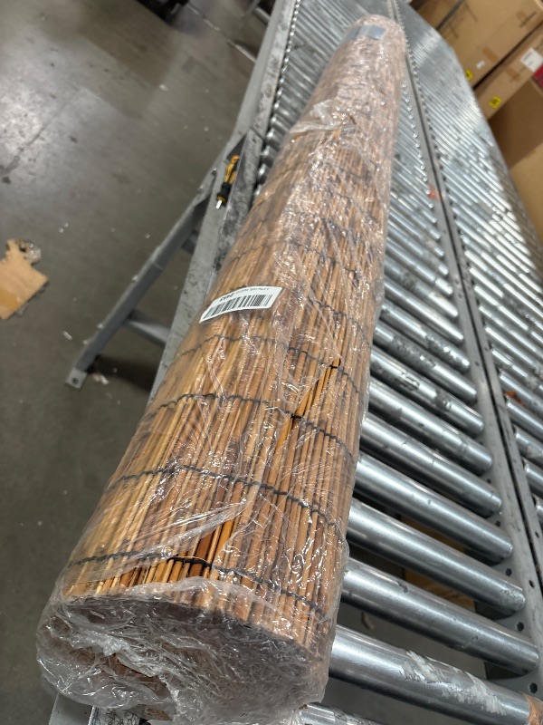 View 2 of ZNCMRR Natural Bamboo Fencing 6 Feet High Privacy Fence Reed Fencing Rolls Screen Curtains for Balcony Patio Shades Garden Backyard Outdoor ?Brown?