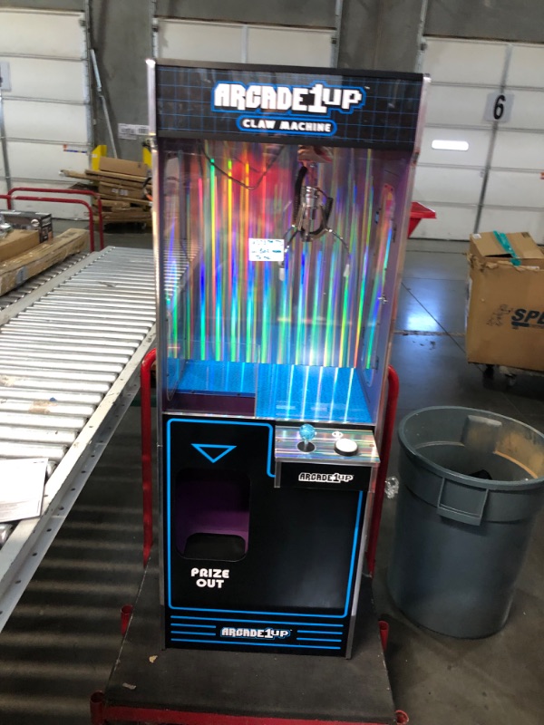 Photo 1 of Arcade1Up Full-Size Claw Machine - Light-Up Marquee, Customizable - Perfect for Stuffed Animals, Plushies, Toys - Ultimate Arcade Game Room & Party Entertainment