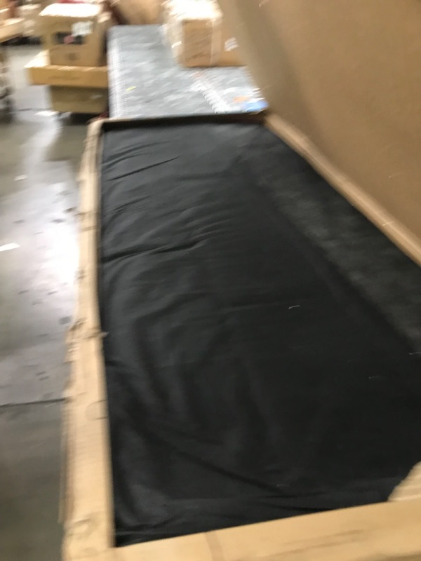 Photo 1 of ***FINAL SALE/HEADBOARD HAS WATER STAINS*** VECELO Queen Upholstered Bed Frame with 4 Storage Drawers, with Type A & C USB Charging Station and Velvet Headboard, No Box Spring Needed, Easy to Assemble, Dark Gray