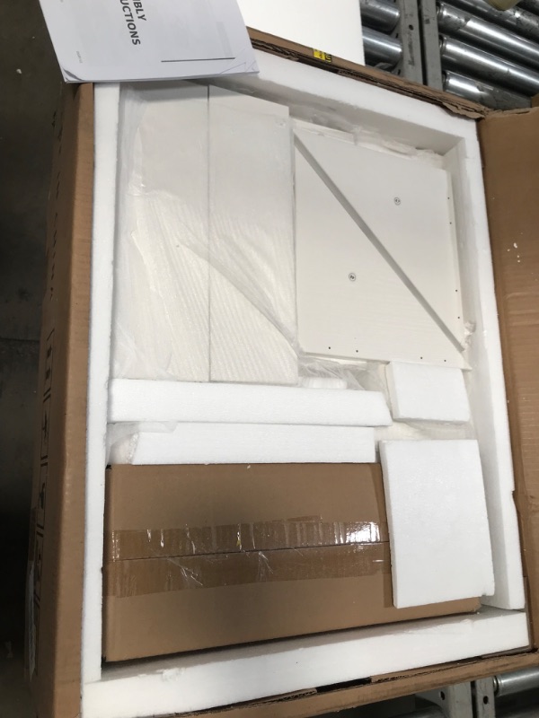 Photo 1 of box 2 of 2 , incomplete set!!!!
YITAHOME Kitchen Island with Drop Leaf, 59 Inch Large Mobile Storage Islands with Power Outlet, Double Tilt Out Trash Can Storage Cabinet, Hidden 10 Gallon Garbage Bin Storage, White