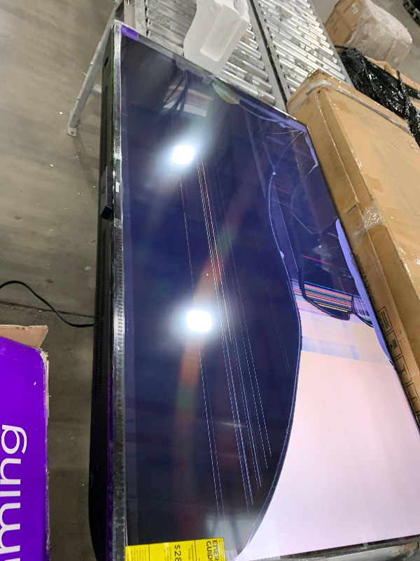Photo 1 of ***************SCREEN BROKEN, NON-FUNCTIONAL*****************

Roku Smart TV – 55-Inch Select Series 4K HDR RokuTV with Roku Enhanced Voice Remote, Brilliant 4K Picture, Automatic Brightness, & Seamless Streaming – Live Local News, Sports, Family Entertai