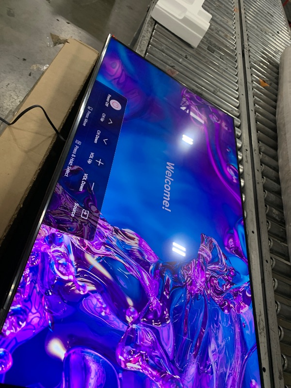 Photo 1 of **************NEW, BUT SOME MINOR SCRATCHES ON SCREEN; DOES NOT SEEM TO AFFECT SCREEN************

SAMSUNG 50-Inch Class QLED 4K Q60D Series Quantum HDR Smart TV w/Object Tracking Sound Lite, Motion Xcelerator, Slim Design, Gaming Hub, Alexa Built-in (QN5