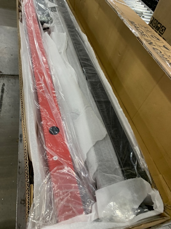 Photo 1 of ****************ONLY INCLUDES BOX 1 OUT OF 2; PARTIAL ITEM***********

GarveeLife Power Cage, Power Racks for Home Gym with Pulley System, 1200LBS Weight Capacity Multi-Functional Squat Rack for Strength Workout with More Training Attachment (Red D1002)