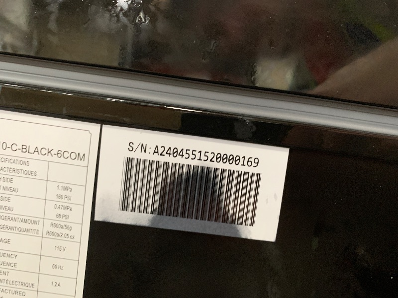 Photo 1 of ***FINAL SALE/PARTS ONLY ITEM*** ARCTIC CHEF ACFR450-BLACK 4.5 Cu Ft Single Door Mini Fridge, Black