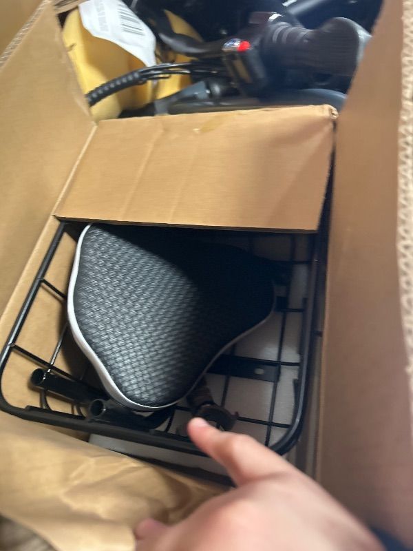 Photo 1 of ***PARTS ONLY***Caroma 560W Peak Electric Scooter with Seats, 12 Miles Max Range Electric Scooter with Child Seat, 20mph Top Speed Commuter Ebike for Adults&Teens, Adjustable Electric Scooter with Basket
