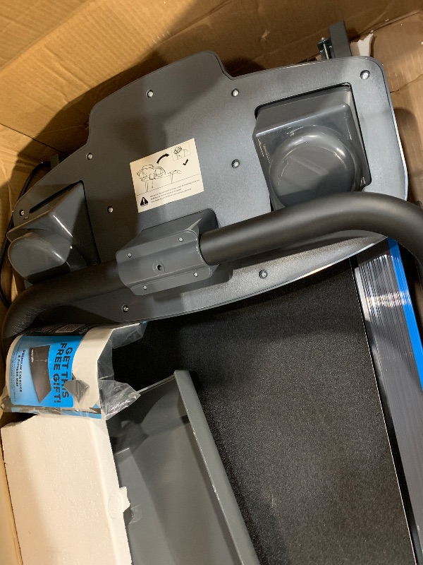Photo 1 of (sold for parts)(repair) SereneLife - Electric Folding Treadmill Exercise Machine - Smart Compact Digital Workout Fitness Trainer 