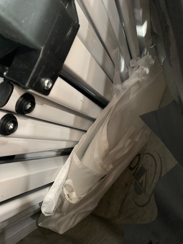 Photo 1 of **************SOME MINOR TEARS IN FABRIC, MISSING SOME ACCESSORIES************

Hoteel Pop Up Canopy Tent with 8 Sidewalls, Easy Setup Silver Coated Canopy with Extra Height, Wheeled Bag, Weight Bags, Waterproof Event Tent for Backyard, Party, Wedding, Wh