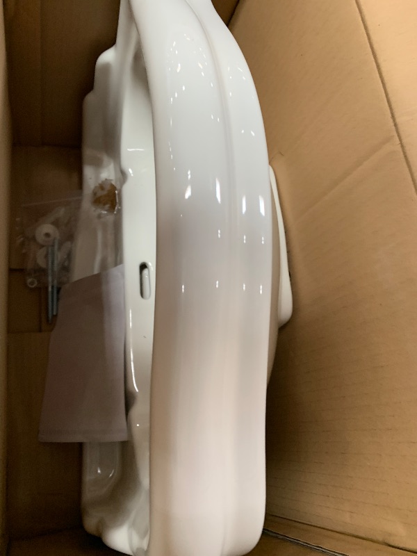 Photo 1 of ***************THIS ONLY INCLUDES THE SINK BOWL****************

Fine Fixtures Roosevelt Bathroom Pedestal Sink – 22-Inch Small Pedestal Sink, Durable Vitreous China Ceramic with 4 Inch 3-Hole Bathroom Sink Faucet – Ideal for Modern Bathrooms