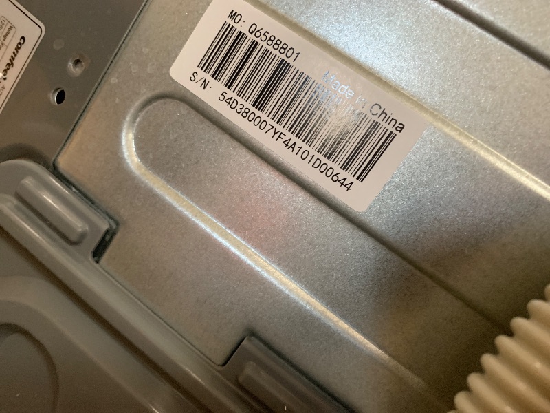 Photo 1 of ***************DISPLAYING ERROR CODE 'E2'********************

Comfee Portable Washing Machine, 0.9 cu.ft Compact Washer With LED Display, 5 Wash Cycles, 2 Built-in Rollers, Space Saving Full-Automatic Washer