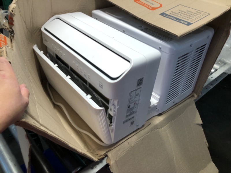 Photo 1 of ***DAMAGED - DENTED - SCRATCHED - POWERS ON - UNABLE TO TEST FURTHER - SEE PICTURES***
Midea 8,000 BTU U Shaped Smart Inverter Window Air Conditioner, Cools up to 350 Sq. Ft., Ultra Quiet with Open Window Flexibility, Works with Alexa/Google Assistant, 35