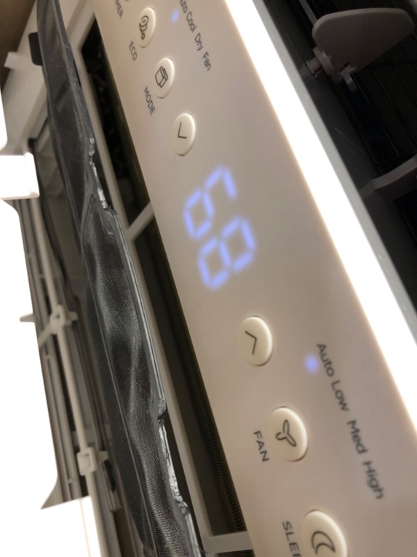 Photo 1 of ***DAMAGED - DENTED - SCRATCHED - POWERS ON - UNABLE TO TEST FURTHER - SEE PICTURES***
Midea 8,000 BTU U Shaped Smart Inverter Window Air Conditioner, Cools up to 350 Sq. Ft., Ultra Quiet with Open Window Flexibility, Works with Alexa/Google Assistant, 35