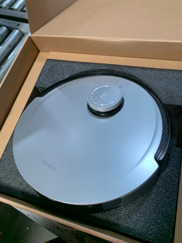 Photo 1 of ECOVACS DEEBOT X1 Omni Robot Vacuum and Mop Combo with Self-Emptying, Auto-Wash, Auto-Refill and Auto-Hot Air Drying, 5000Pa Suction, AIVI 3D Obstacle Avoidance, Built-in YIKO Voice Assistant, Black