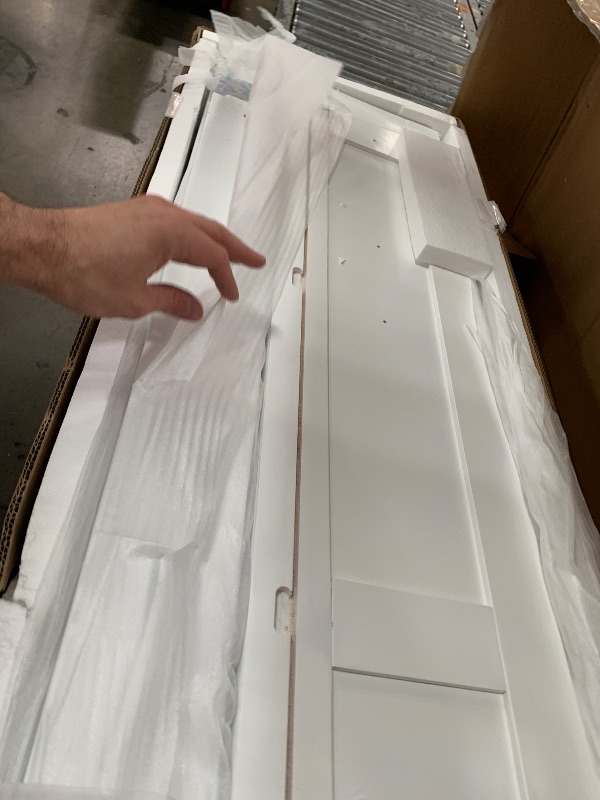 Photo 1 of ************PARTIAL ITEM, THIS IS ONLY BOX 1 OUT OF 2***********************

Merax Queen Size Murphy Bed Cabinet with Charging Station and Large Storage Drawer, Foldable Pull Out Murphy Chest Bed for Apartments, Bedrooms, Studio, No Spring Box Needed, Wh