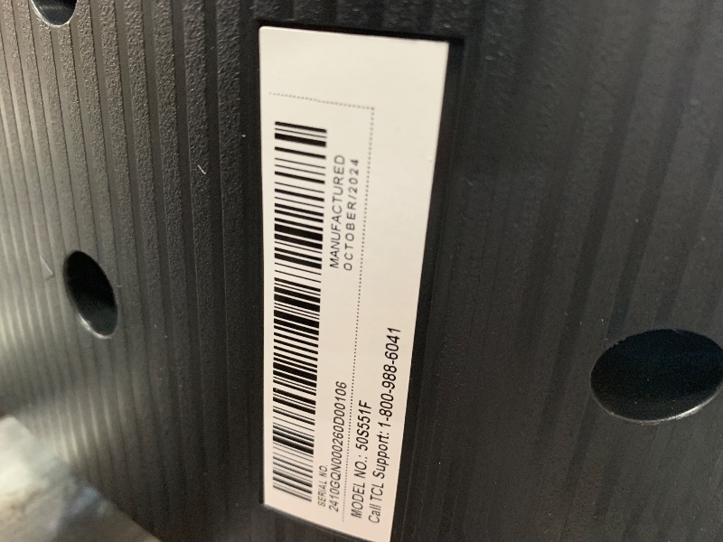 Photo 1 of *************SCREEN DAMAGED, NON-FUNCTIONAL****************

TCL 50-Inch Class S5 UHD 4K LED Smart TV with Fire TV (50S551F