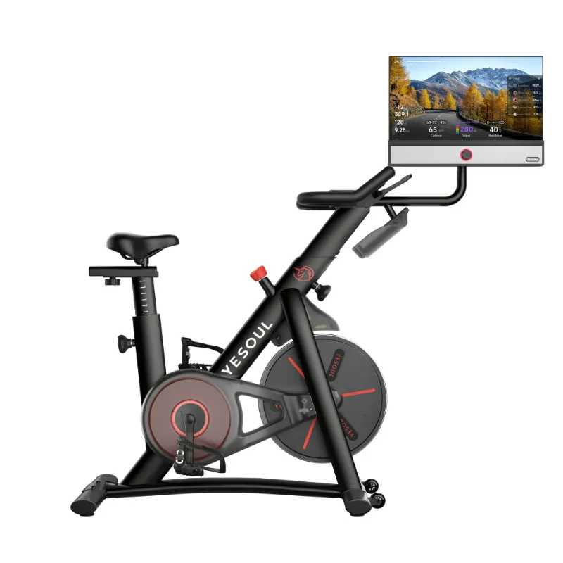 Photo 1 of  does not come with the 24” screen *** Yesoul G1 Plus Indoor Cycling Bike with 24" HD Screen, 100 Resistance Levels, Magnetic Drive, Black