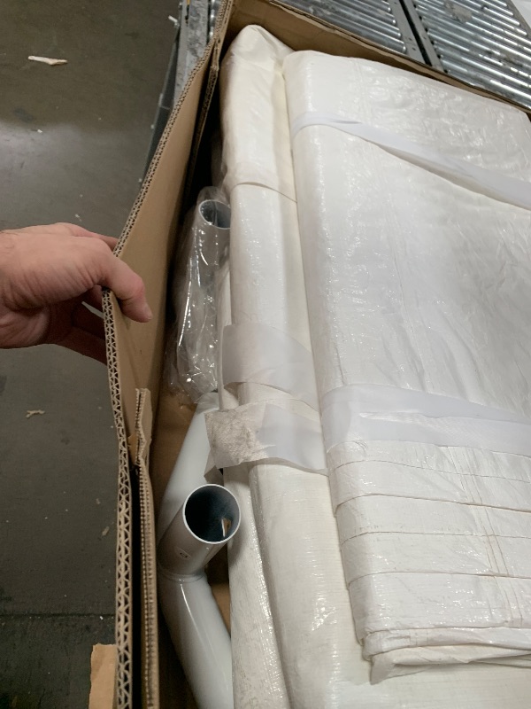 Photo 1 of ************INCOMPLETE ITEM, THIS IS ONLY CARTON 4 OUT OF 4**************

YITAHOME 20x40FT Party Tent Heavy Duty Wedding Tent Event Shelters Outdoor Canopy Upgraded Galvanized Steel Carport with Removable Sidewall Windows for Commercial and Parties (Whit