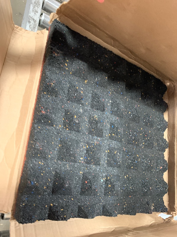 Photo 1 of *****************NOT A FOUR PACK, ONLY A 1 PACK******************

Rubber-Cal "Eco-Safety" Interlocking Playground Tiles - 2.50 x 19.5 x 19.5 inch - 4 Pack - 11 Square Feet Coverage - Terra Cota (04-126-TC-4pk)