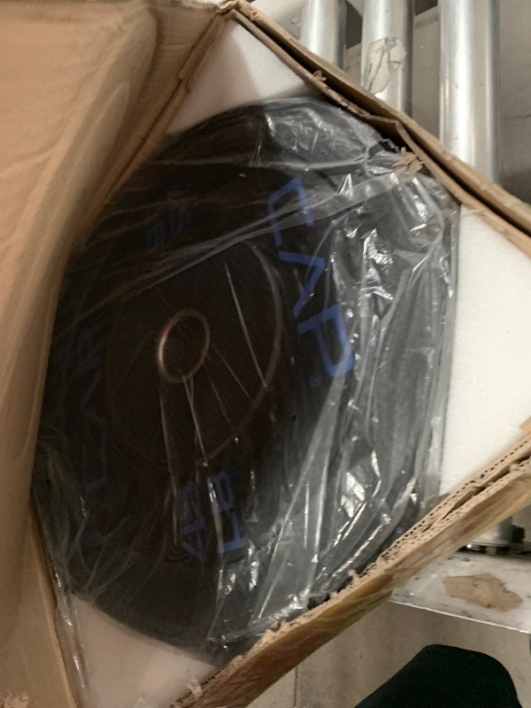 Photo 1 of ******************THIS IS ONLY A SINGLE 45 POUND PLATE*******************

CAP Barbell 160 lb Economy Olympic Bumper Plate Set with Color Logo, Black