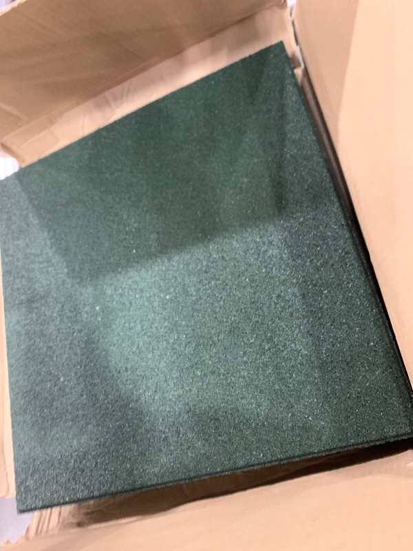 Photo 1 of ***************THIS IS ONLY 1, NOT A 4 PACK***********

Rubber-Cal "Eco-Safety" Interlocking Playground Tiles - 2.50 x 19.5 x 19.5 inch - 4 Pack - 11 Square Feet Coverage - Terra Cota (04-126-TC-4pk)