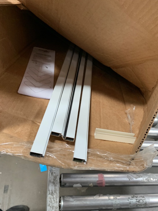 Photo 1 of **MAIN FRAME ONLY NO CORNER PCS*** Prime-Line PL 7814 Aluminum Screen Frame Kit, 5/16 inch x 3/4 inch x 60 inch, White , Set of 1