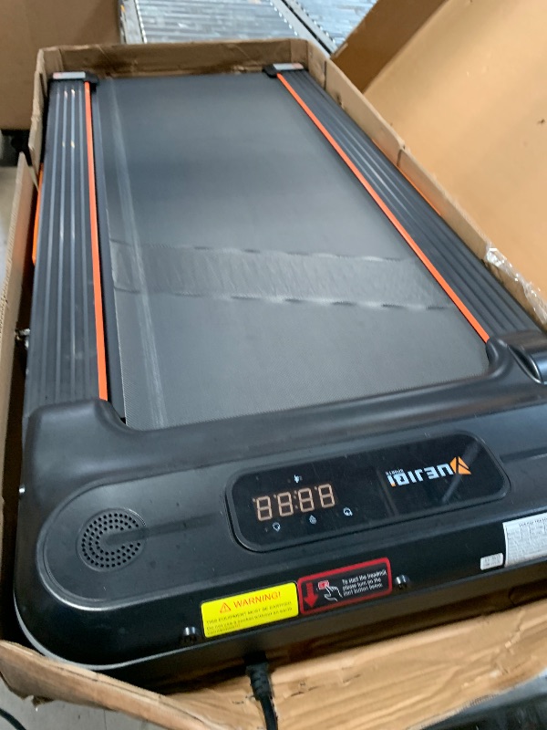 Photo 1 of ***PARTS ONLY***RHYTHM FUN Incline Foldable Treadmill, Walking Pad Treadmill with Incline, 300 lbs Portable Treadmills with Handles for Home Office Use, Under Desk Compact Walking pad with LED Display & APP