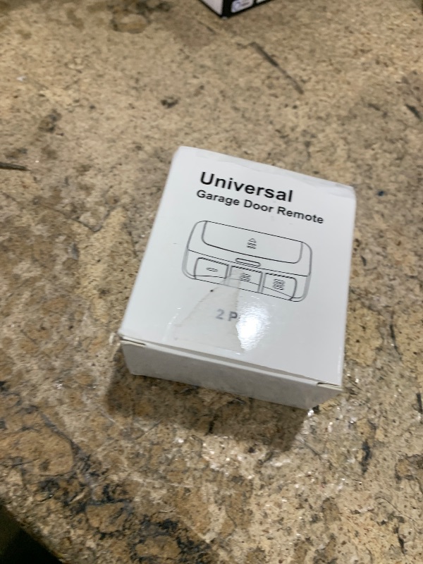 Photo 1 of Universal Garage Door Opener Remote Compatible with LiftMaster Chamberlain Genie Craftsman Linear Wayne Dalton Overhead Garage Door Opener has Learn Button or Dip Switch (2 Pack)