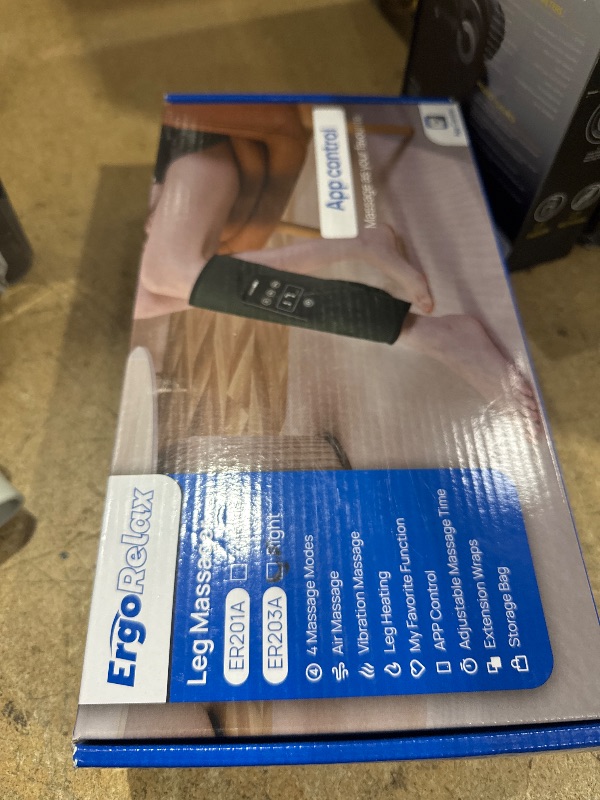 Photo 1 of ***(PARTS ONLY/ NON FUNCTIONAL/ NO RETURNS OR REFUNDS)***
ErgoRelax Rechargeable Leg Massager with Heat, Calf Massager for Circulation and Pain Relief, Calf Massager Gift for Men Women Mom Dad (Right)