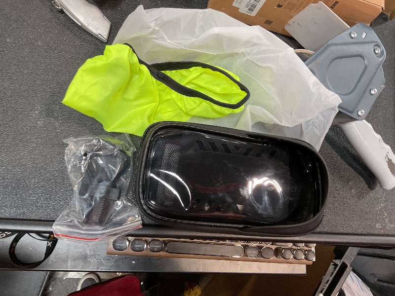 Photo 1 of Lamicall Bike Frame Bag Waterproof - [1s Release] [2 in 1] Bike Phone Bag, Bike Phone Holder Mount, Bicycle Top Tube Bag, Cycling Pouch with Rain Cover, Bike Accessories for Phones Under 7"