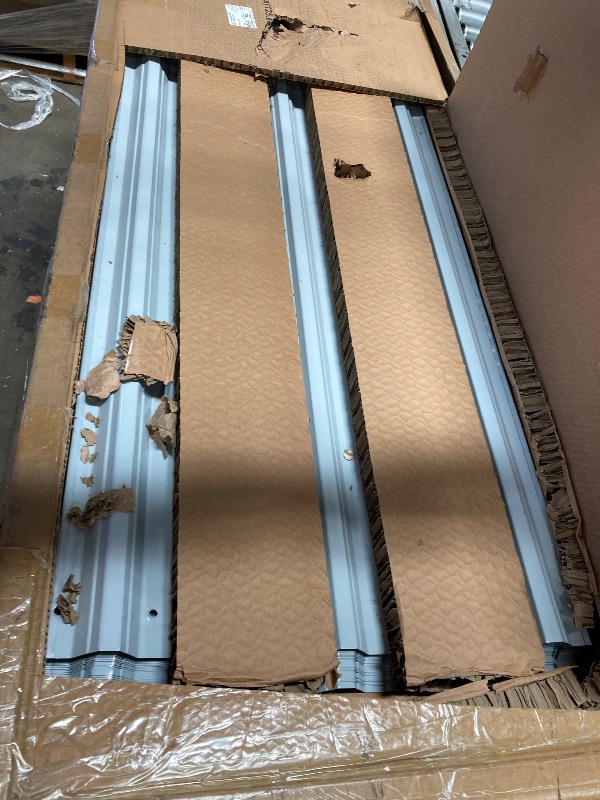Photo 1 of 13'x21'x11' Oversized Metal Carport, Steel Heavy Duty Carport for All-Weather, Permanent Shelter for Bass Boats, Pickup Trucks, and Tractors, N.W. 660 Lbs
