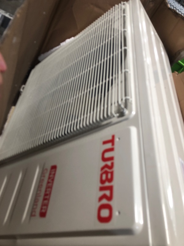 Photo 1 of ******************THIS ONLY INCLUDES THE OUTDOOR UNIT****************

TURBRO 12,000 BTU Ductless Mini Split Inverter AC with Heat Pump, 23 SEER2, 230V, WiFi-Enabled, Cools up to 750 Sq.Ft, Energy Star, Greenland Series