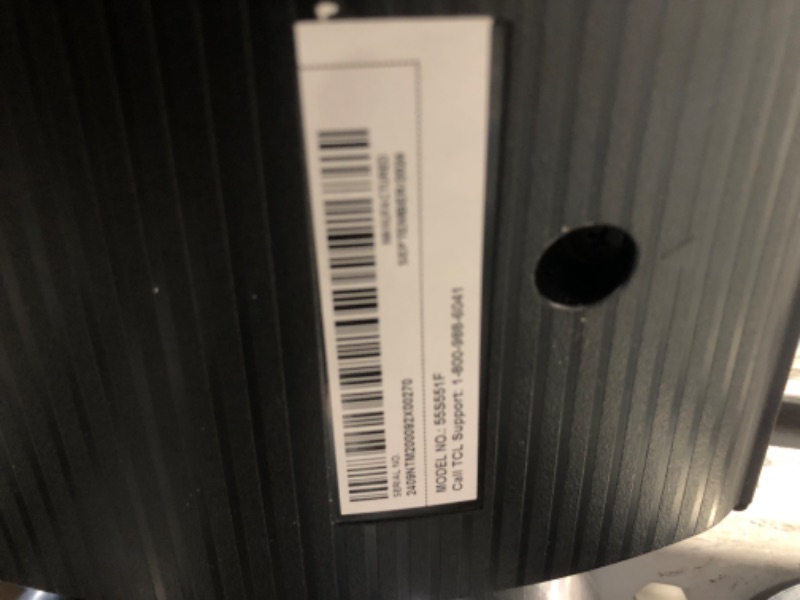 Photo 1 of ****************SCREEN DAMAGED, NON-FUNCTIONAL**************

TCL 55-Inch Class S5 UHD 4K LED Smart TV with Fire TV (55S551F, 2024 Model), Dolby Vision, HDR PRO+, Dolby Atmos, Alexa Built-in with Voice Remote, Apple AirPlay 2 Compatibility, Streaming Tele