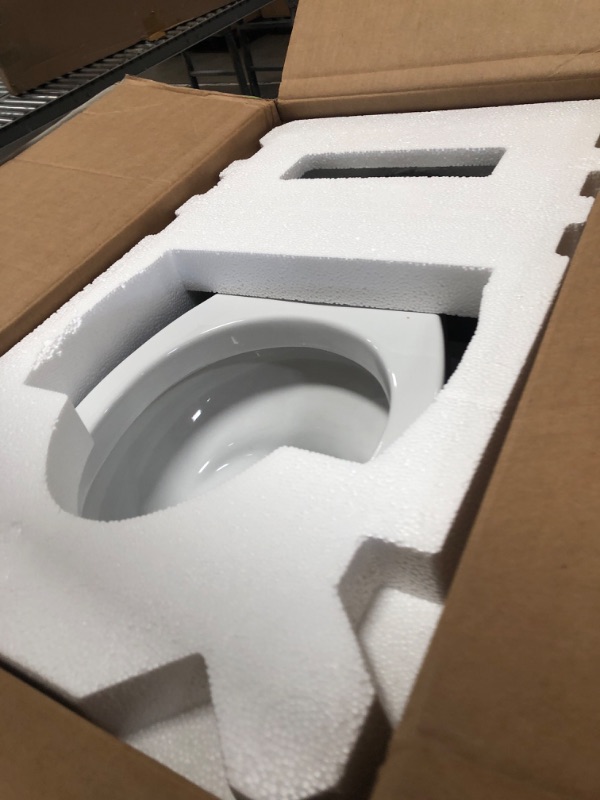 Photo 1 of ***INCOMPLETE***
TOTO CST243EF#01 Entrada Two-Piece Round 1.28 GPF Universal Height Toilet, Cotton White