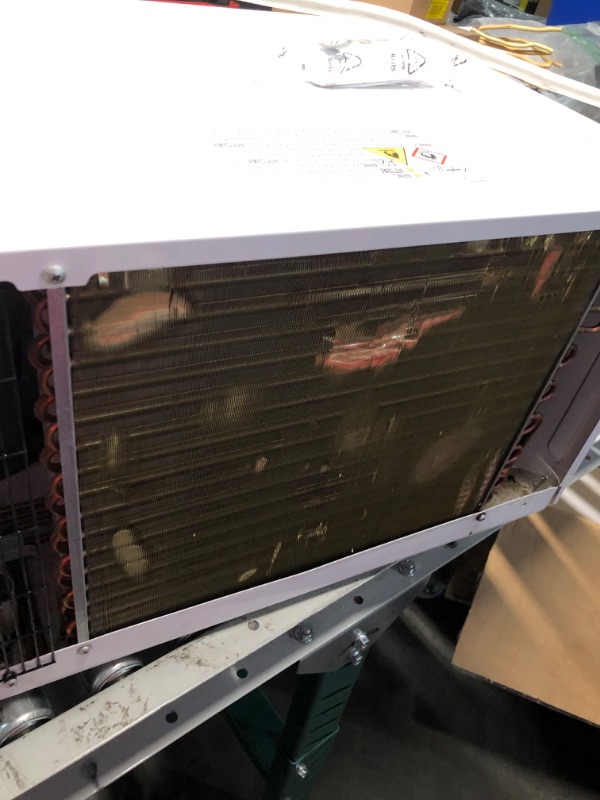 Photo 1 of ***HEAVILY USED - DAMAGED - SEE PICTURES - NO PACKAGING - UNABLE TO TEST***
Keystone 14,000 BTU Wall Mounted Air Conditioner with Supplemental Heat and Dehumidifier Function, 230V, Wall AC for Living Room and Large Rooms up to 700 Sq.Ft., Quiet, High Effi