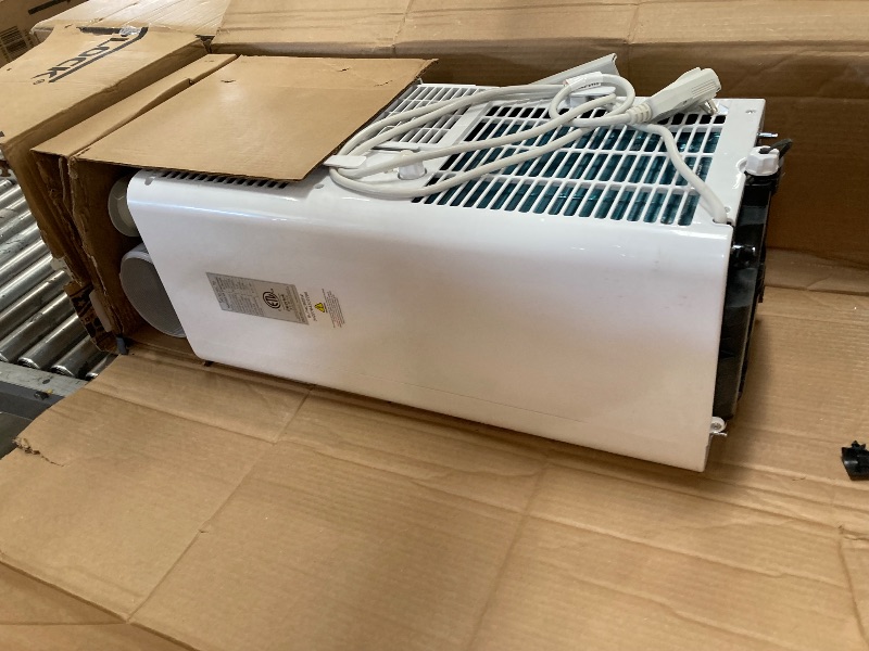 Photo 1 of **BROKEN WHEELS, PLUG- SOLD FOR PARTS ONLY**SereneLife Small Air Conditioner Portable 8,000 BTU with Built-in Dehumidifier - Portable AC unit for rooms up to 350 sq ft - WiFi app + Remote Control, Window Mount Exhaust Kit
