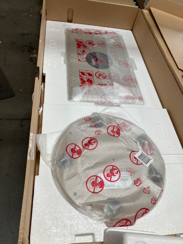 Photo 1 of LG 27-Inch Class StanbyMe 1080p-Portable Touch-Screen-Monitor 27ART10AKPL, Built-in Battery, Full Swivel Rotation, 60Hz Refresh Rate, Calming Beige