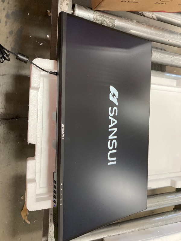Photo 1 of SANSUI Computer Monitor 24 inch IPS Eye Care 1080P Display HDMI,VGA Ports with 178° Viewing Angle/Frame-Less/Tilt/VESA Compatible for Office and Home