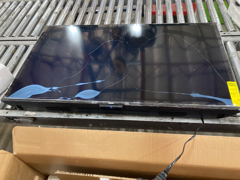 Photo 1 of **SMASHED SCREEN FINAL SALE **TCL 40-Inch Class S3 1080p LED Smart TV with Roku TV (40S350R, 2023 Model), Compatible with Alexa, Google Assistant, and Apple HomeKit Compatibility, Streaming FHD Television,Black