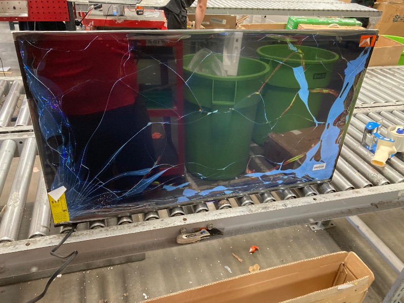Photo 1 of **SMASHED SCREEN FINAL SALE**TCL 40-Inch Class S3 1080p LED Smart TV with Roku TV (40S350R, 2023 Model), Compatible with Alexa, Google Assistant, and Apple HomeKit Compatibility, Streaming FHD Television,Black