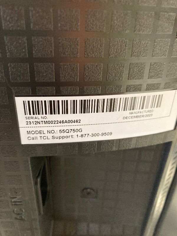 Photo 1 of **SMASHED SCREEN FINAL SALE**TCL 55-Inch Class S5 UHD 4K LED Smart TV with Fire TV (55S551F, 2024 Model), Dolby Vision, HDR PRO+, Dolby Atmos, Alexa Built-in with Voice Remote, Apple AirPlay 2 Compatibility, Streaming Television