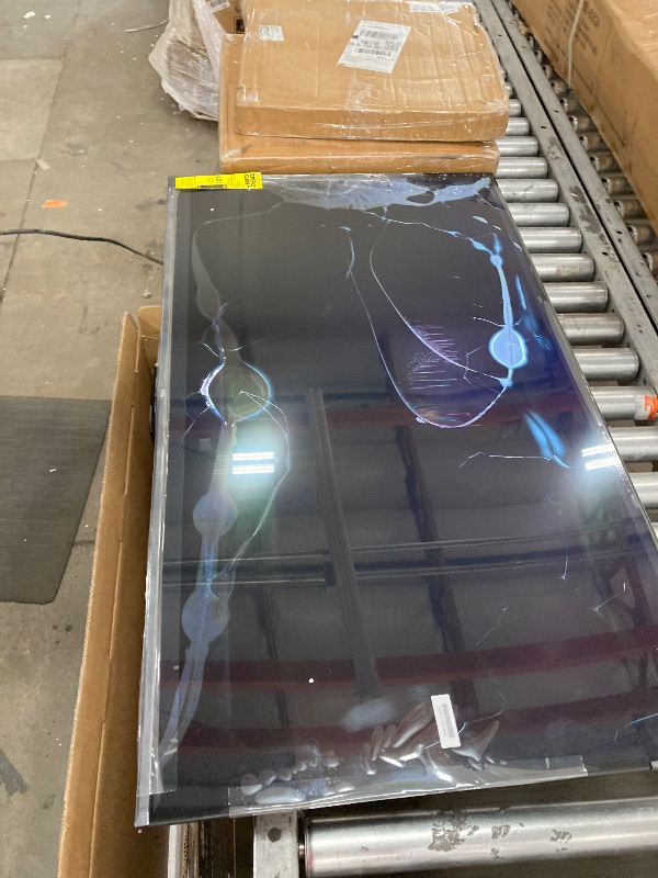 Photo 1 of **SMASHED SCREEN FINAL SALE**TCL 43-Inch Q65 QLED 4K UHD Smart TV with Google TV (43Q651G, 2024 Model) Dolby Vision, Dolby Atmos, HDR Pro+, Game Accelerator Enhanced Gaming, Voice Remote, Works with Alexa, Streaming Television